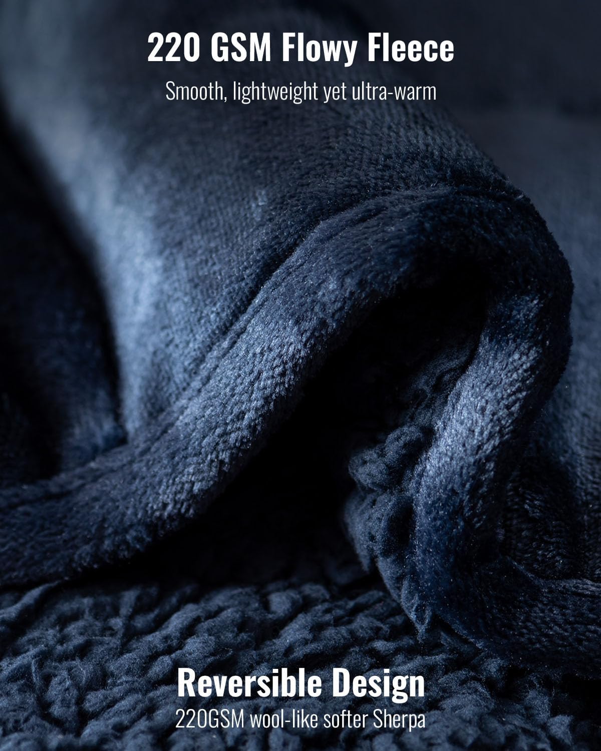Soft flannel warm and comfortable adult weighted blanket